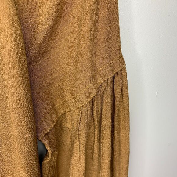 Wishlist drawstring scoop neck blouse relaxed fit size S/M - Picture 7 of 12